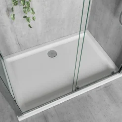 Harbour Anti Slip Gel Coated Stone Resin Rectangular Shower Tray - 14 Sizes