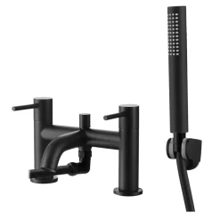 Harbour Clarity Bath Shower Mixer Tap - Matt Black
