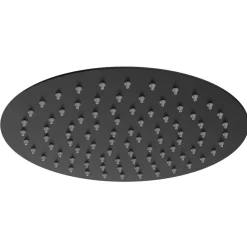 Harbour Clarity Black Ultra Slim Shower Head - 246mm