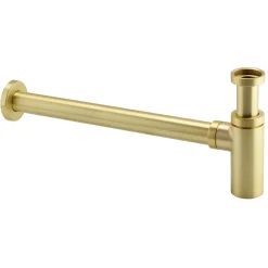 Harbour Clarity Bottle Trap - Brushed Brass