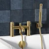 Harbour Clarity Brushed Brass Bath Shower Mixer & Shower Kit