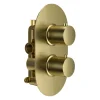 Harbour Clarity Brushed Brass 1 Outlet Thermostatic Concealed Shower Valve