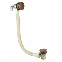 Harbour Clarity Brushed Bronze Shower Package with 2 Outlet Valve, Wall Shower Kit and Overflow Bath Filler