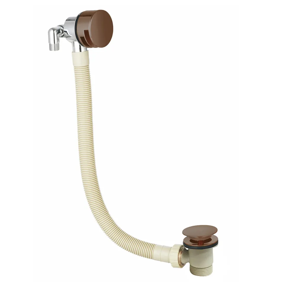 Harbour Clarity Brushed Bronze Shower Package with 2 Outlet Valve, Slide Rail Kit and Overflow Bath Filler