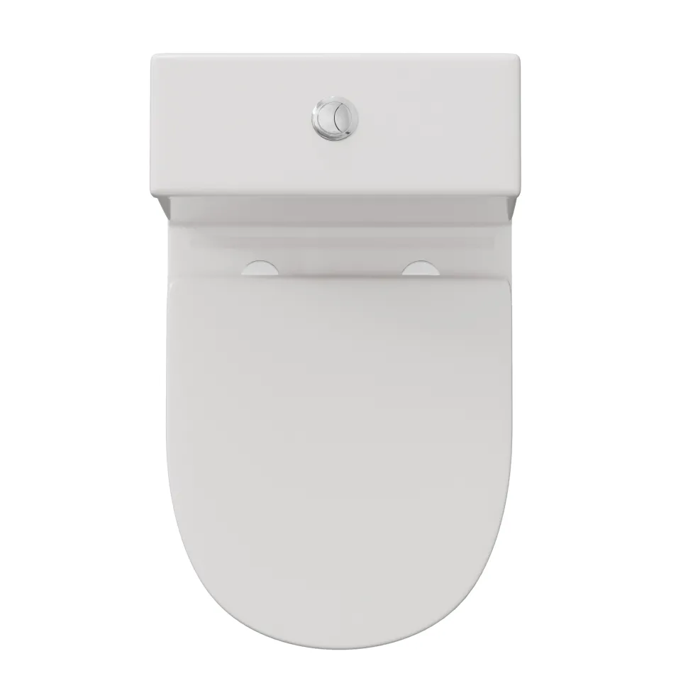 Harbour Clarity Close Coupled Rimless Toilet & Soft Close Seat