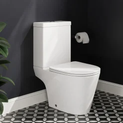 Harbour Clarity Close Coupled Rimless Toilet & Soft Close Seat