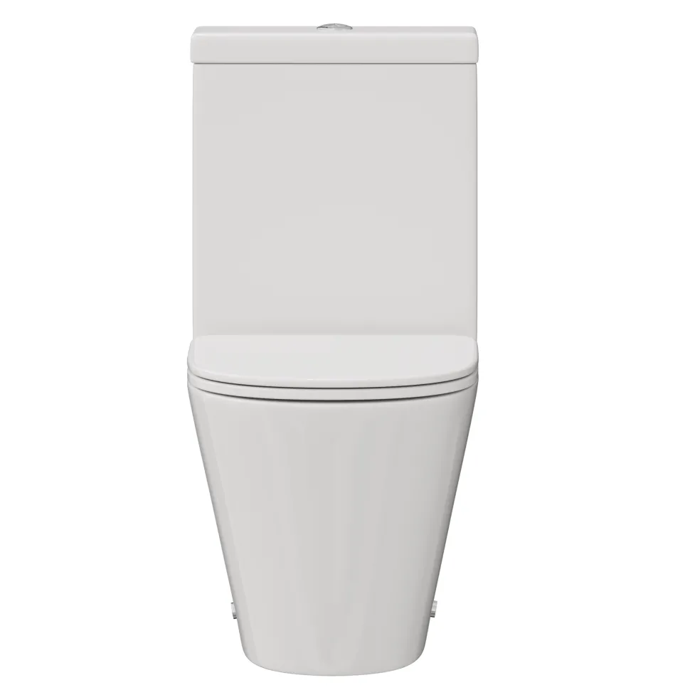 Harbour Clarity Close Coupled Rimless Toilet & Soft Close Seat