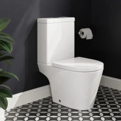 Harbour Clarity Close Coupled Rimless Toilet & Soft Close Seat