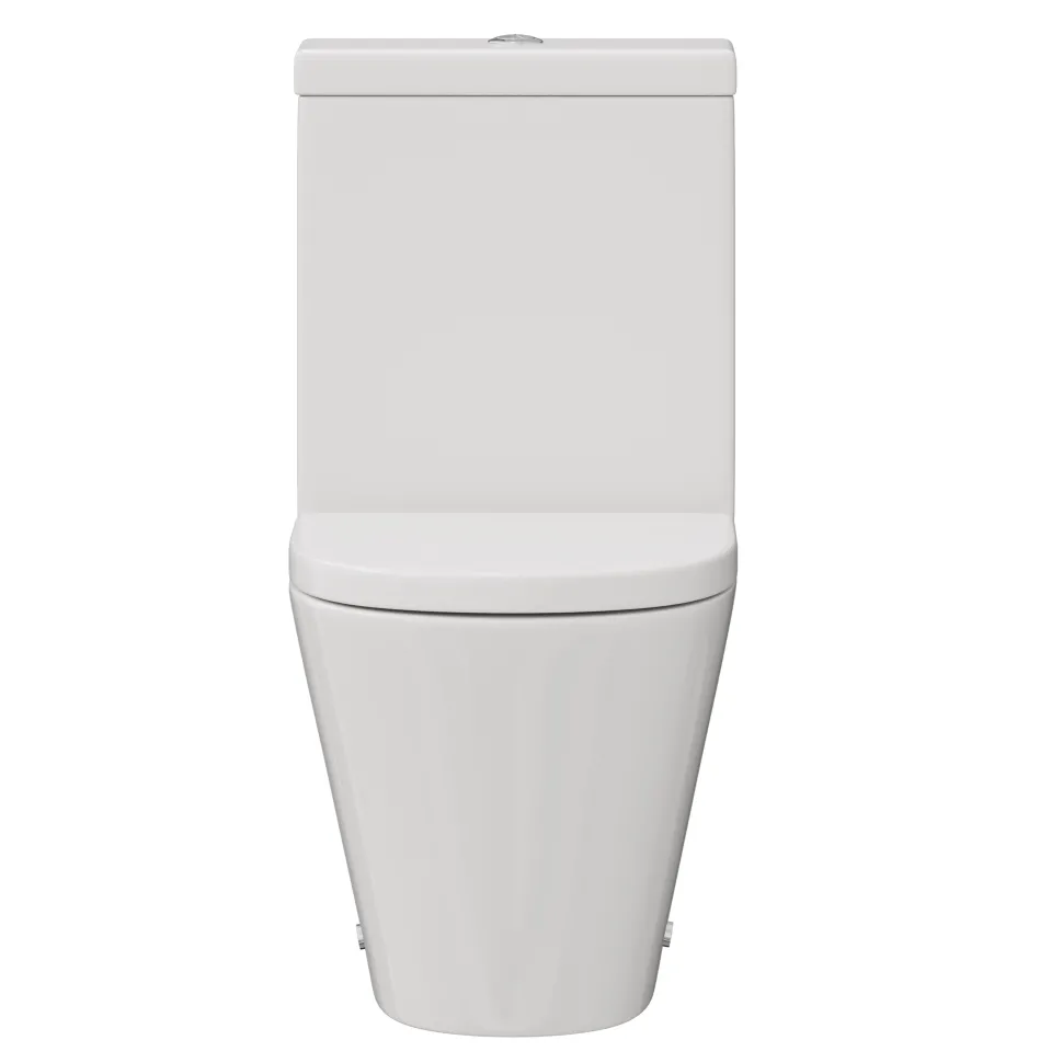 Harbour Clarity Close Coupled Rimless Toilet & Soft Close Seat