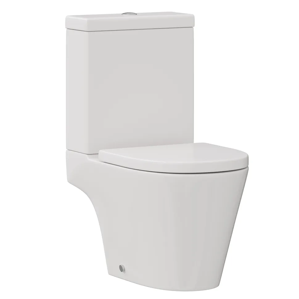 Harbour Clarity Close Coupled Rimless Toilet & Soft Close Seat