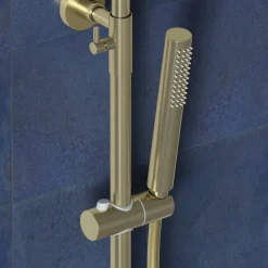 Harbour Clarity Cool Touch Round Thermostatic Rigid Riser Shower Kit