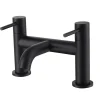 Harbour Clarity Deck Mounted Bath Filler - Matt Black