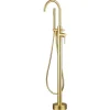Harbour Clarity Floorstanding Bath Shower Mixer - Brushed Brass