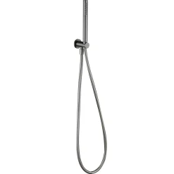 Harbour Clarity Gunmetal Shower Package with 2 Outlet Valve, Wall Shower Kit and Overflow Bath Filler
