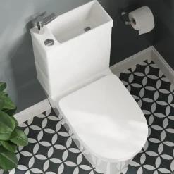 Harbour Clarity 2 in 1 Wash Basin & Comfort Height Toilet with Soft Close Seat