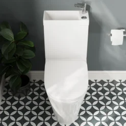 Harbour Clarity 2 in 1 Wash Basin & Comfort Height Toilet with Soft Close Seat