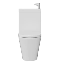 Harbour Clarity 2 in 1 Wash Basin & Comfort Height Toilet with Soft Close Seat