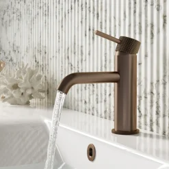 Harbour Clarity Knurled Basin Mixer Tap & Waste