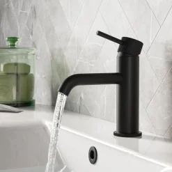 Harbour Clarity Knurled Basin Mixer Tap & Waste