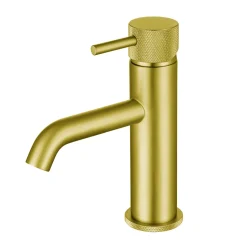 Harbour Clarity Knurled Mini Mono Basin Mixer Tap & Waste
