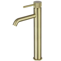 Harbour Clarity Knurled Tall Basin Mixer Tap