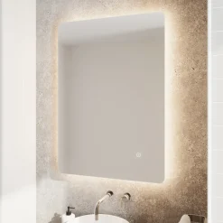 Harbour Clarity LED Bathroom Mirror with Demister Pad & Colour Change LEDs - 600 x 800mm
