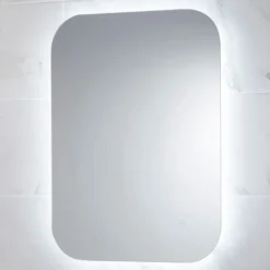 Harbour Clarity LED Bathroom Mirror with Demister Pad - 500 x 700mm