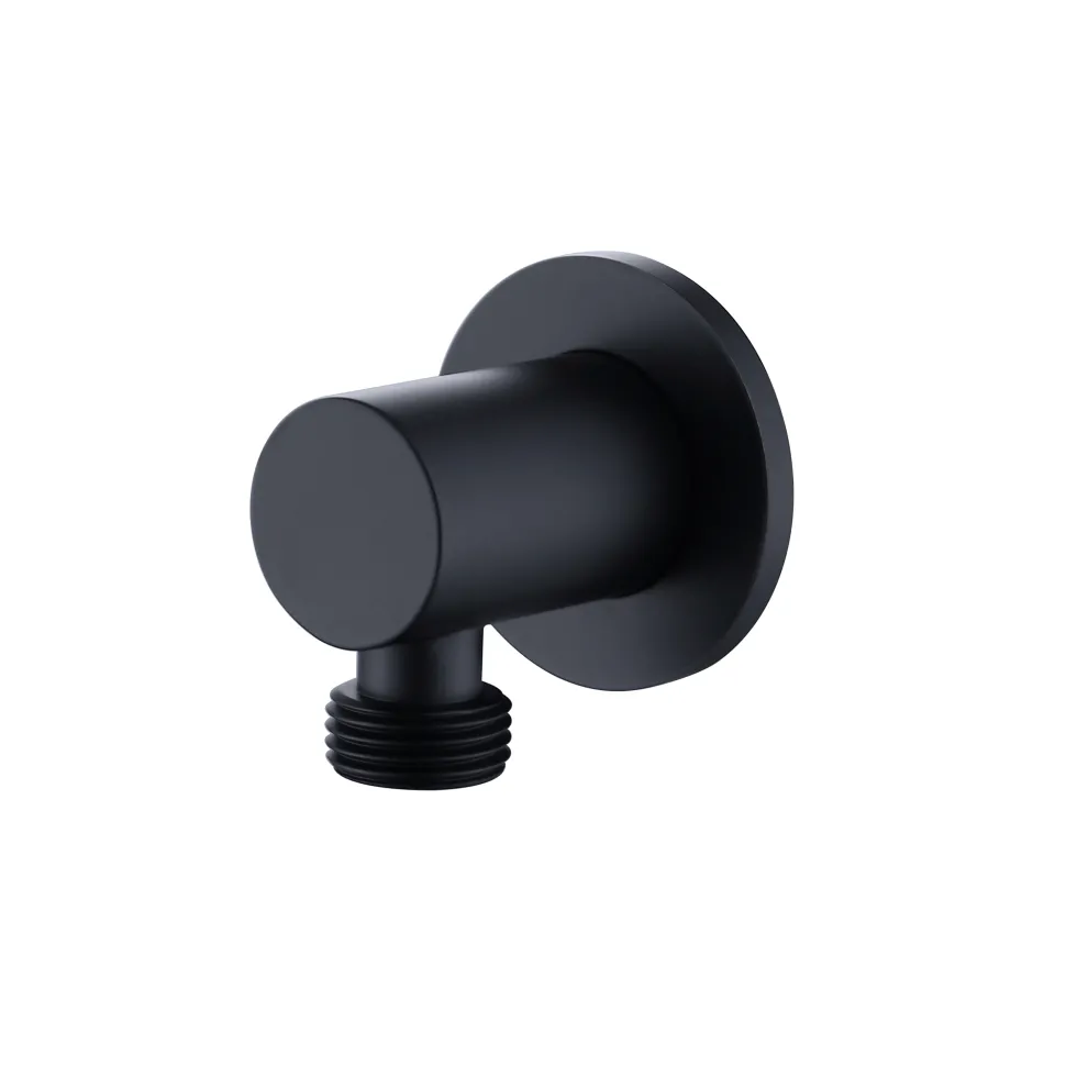 Harbour Clarity Matt Black Concealed Shower Valve, Fixed Head & Arm and Slide Rail Kit