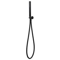Harbour Clarity Matt Black Microphone Shower Handset & Wall Bracket