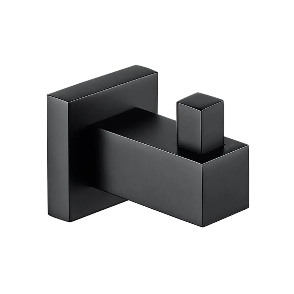 Harbour Clarity Matt Black Robe Hook