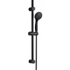 Harbour Clarity Matt Black Shower Rail Kit