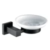 Harbour Clarity Matt Black Soap Dish