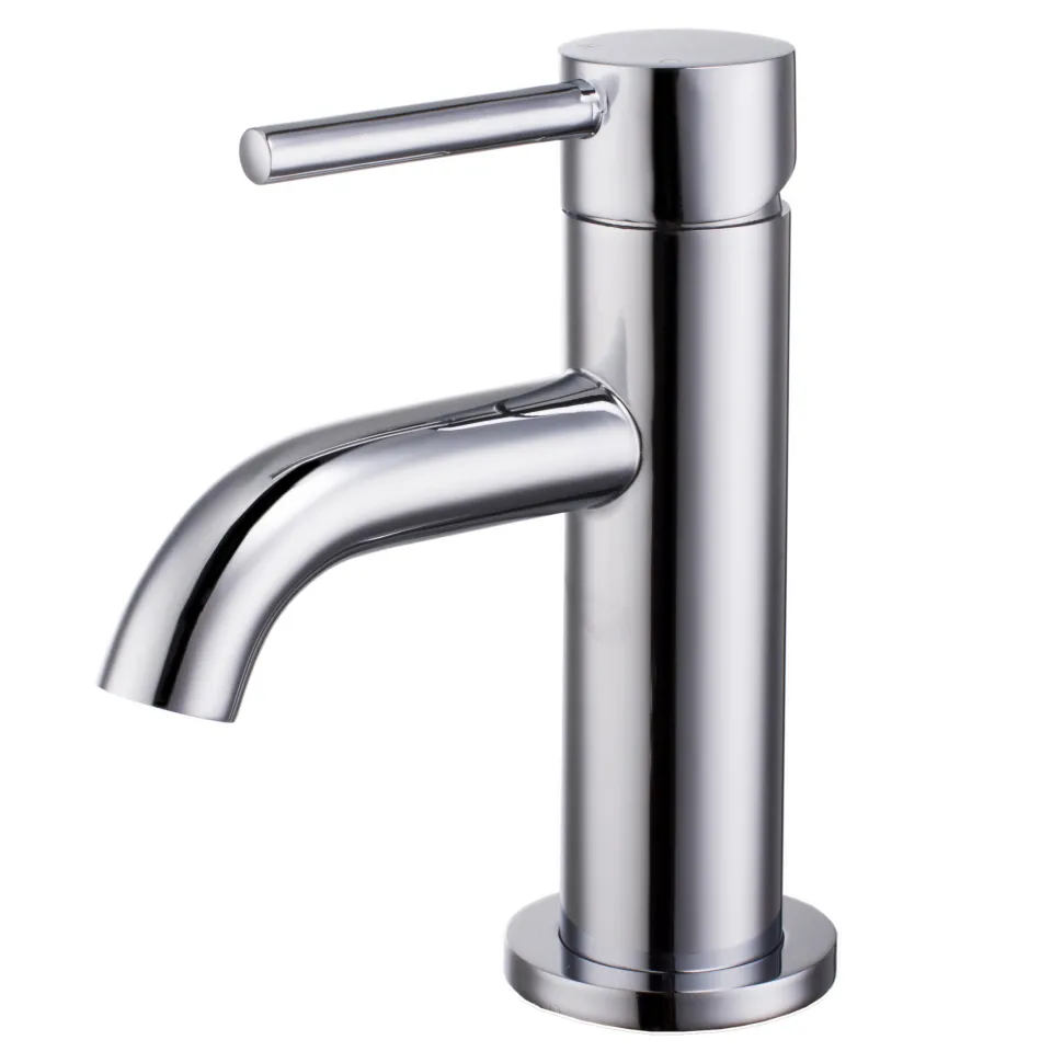 Harbour Clarity Mini Cloakroom Basin Mixer Tap & Waste - Chrome