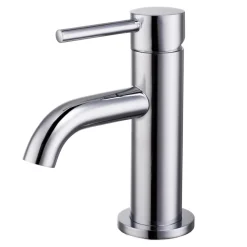 Harbour Clarity Mini Cloakroom Basin Mixer Tap & Waste - Chrome