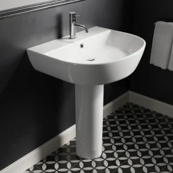 Harbour Clarity 555mm Basin & Full Pedestal