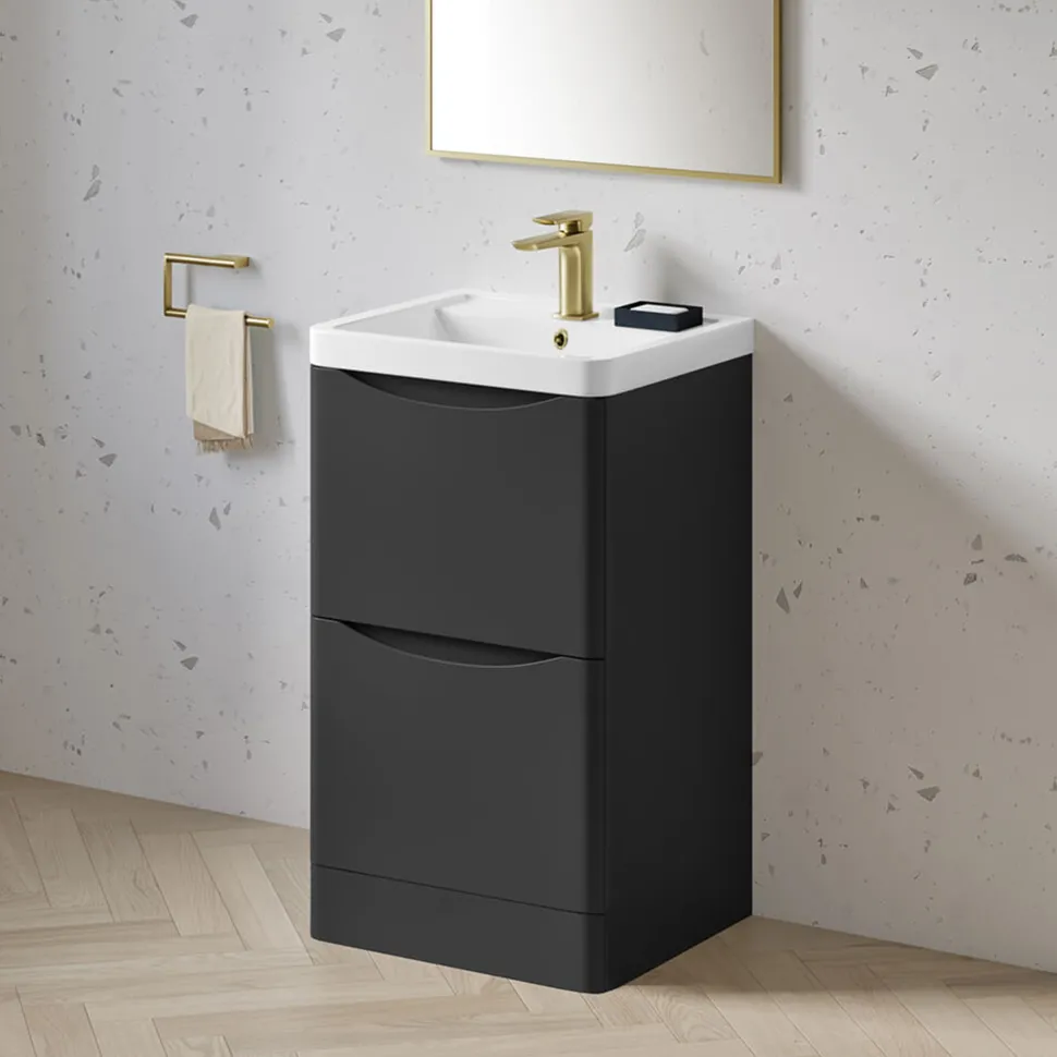 Harbour Clarity 500mm Floorstanding Vanity Unit & Basin