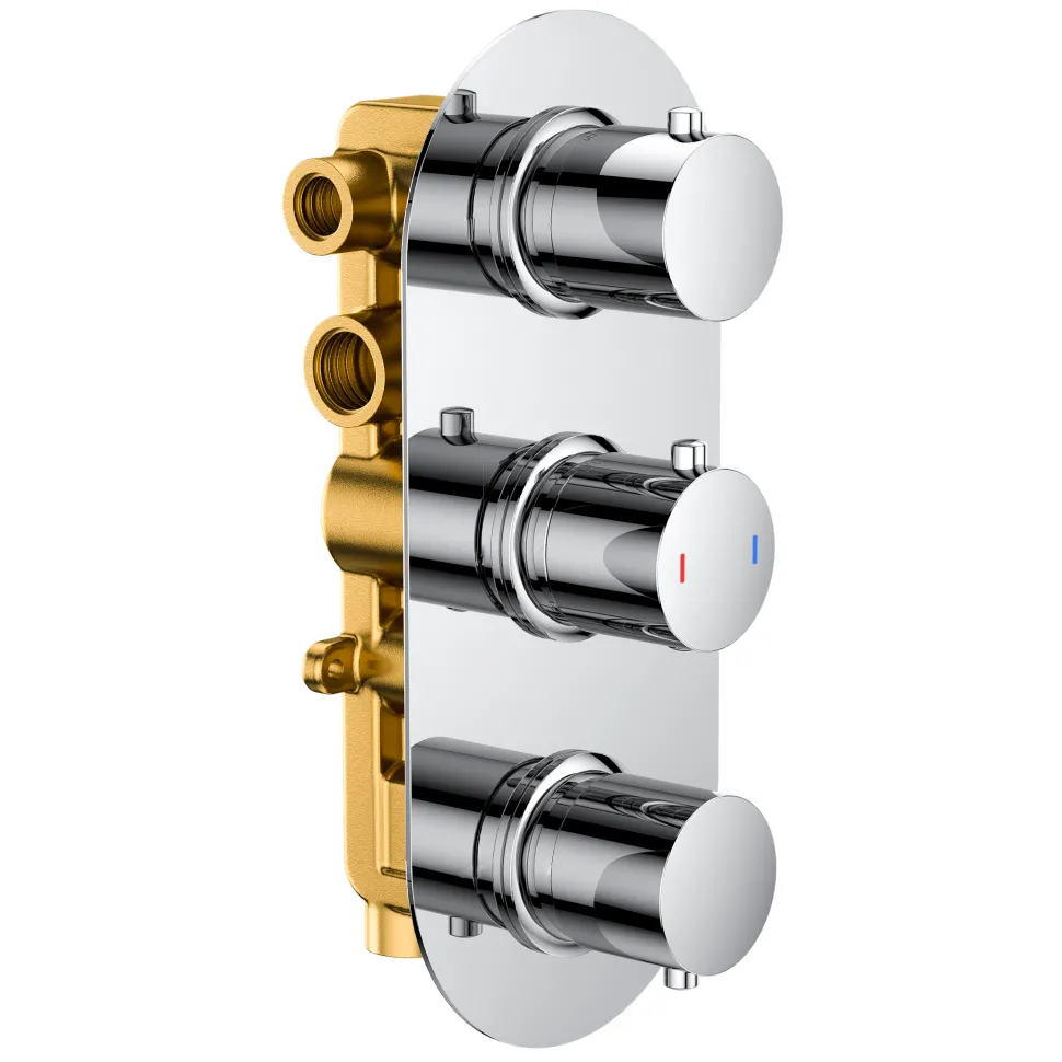 Harbour Clarity 3 Outlet Thermostatic Concealed Shower Valve