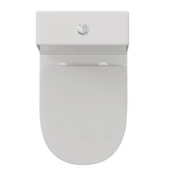 Harbour Clarity Rimless Back to Wall Close Coupled Toilet & Soft Close Seat