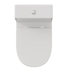 Harbour Clarity Rimless Back to Wall Close Coupled Toilet & Soft Close Seat