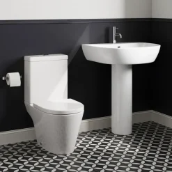 Harbour Clarity Rimless Toilet & Basin Bathroom Suite