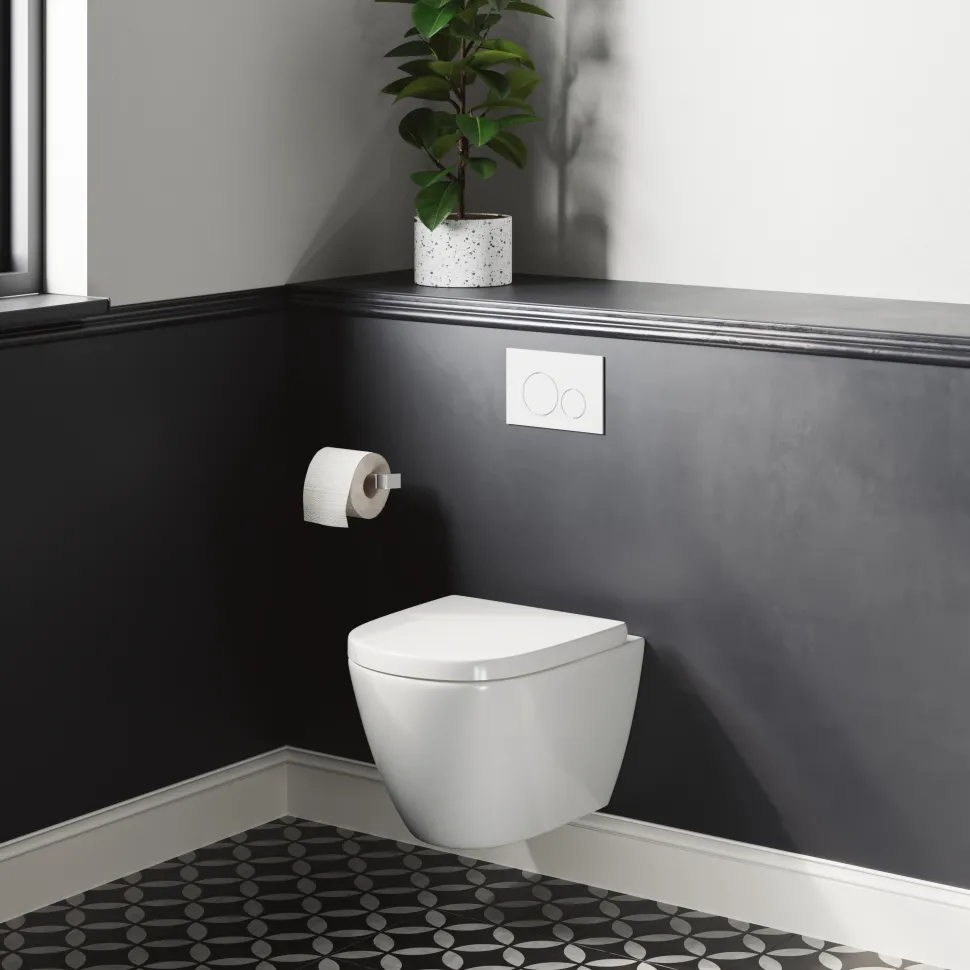Harbour Clarity Rimless Wall Hung Toilet & Soft Close Seat