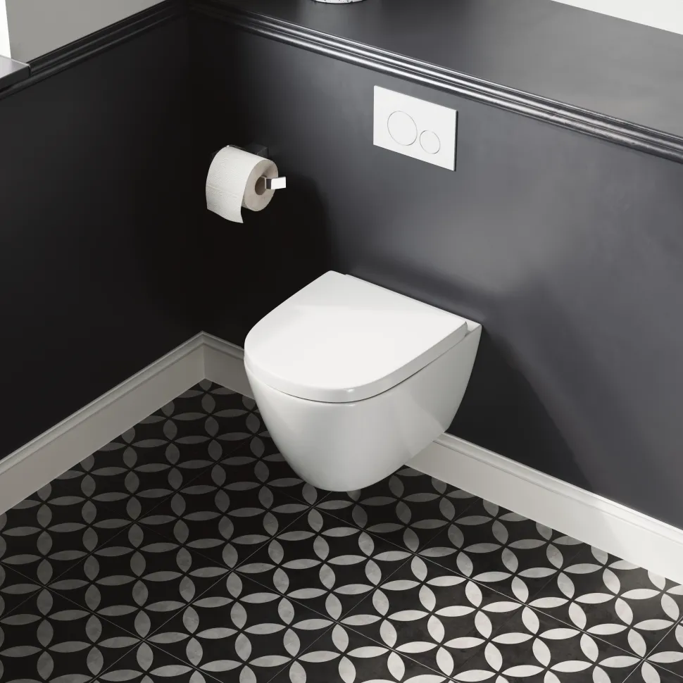 Harbour Clarity Rimless Wall Hung Toilet & Soft Close Seat