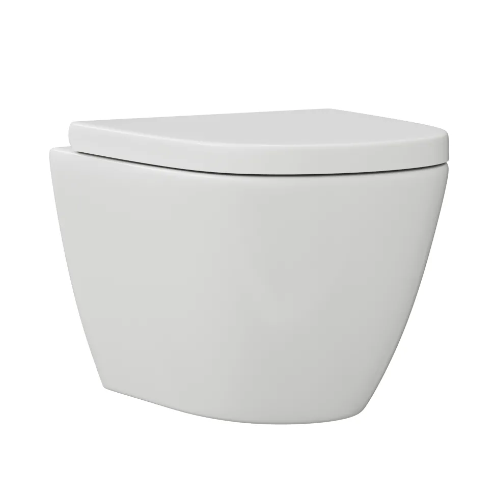Harbour Clarity Rimless Wall Hung Toilet & Soft Close Seat