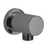 Harbour Clarity Round Wall Outlet & Elbow - Gunmetal