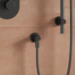 Harbour Clarity Round Wall Outlet & Elbow - Gunmetal