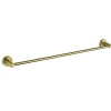 Harbour Clarity Single Towel Rail - Brushed Brass