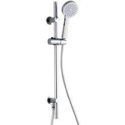 Harbour Clarity Slide Rail Kit with 3 Mode Handset & Integrated Elbow - Chrome