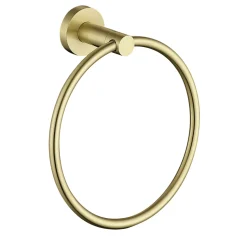 Harbour Clarity Towel Ring - Brushed Brass