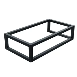 Harbour Concrete 400mm Cloakroom Wall Hung Purple Basin & Frame
