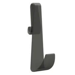 Harbour Contour Smoked Black Robe Hook for Frameless Enclosures